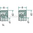 GRANIT Oliekeerring, SL met stoflip voor astrechter buiten - 595090X130X13 SL, 3145061R92, 3145061R1, 3145061R2, 3145061R93, 3145061R9