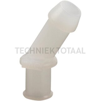 Kniestück Ø 8 mm, Ø 8 mm, L 21 mm, h 11 mm, Winkel 150°, DOT4