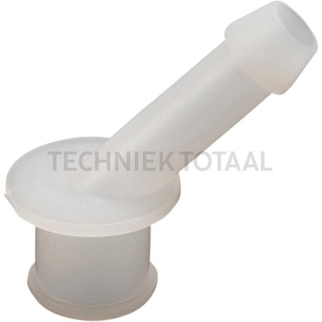 Elbow - 738A0387 | Ø D: 12,8 mm | Ø D1: 8 mm | h: 13 mm | L: 32 mm | Angle: 135° | Medium: DOT4