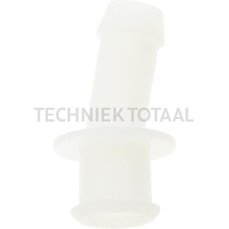 Kniestück Ø D 13 mm, Ø D1 10,5 mm, h 13 mm, L 24 mm, Winkel 170°