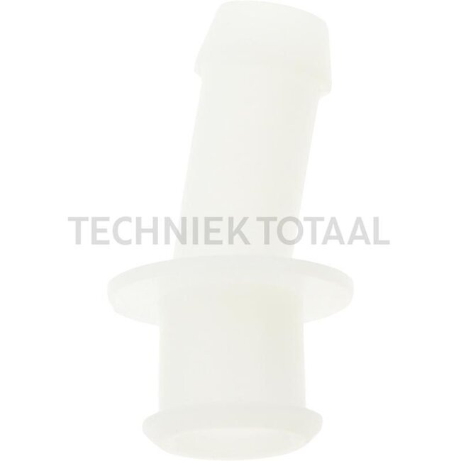 Kniestuk Ø D 13 mm, Ø D1 10,5 mm, h 13 mm, L 24 mm, hoek 170°