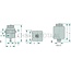 Reservoir om op te schroeven - 738A8138.02 | Nominaal volume: 0,35 l | Afbeelding: B | D: 80 mm | H: 160 mm | h: 128 mm | Medium: DOT4 | Aansluitdraad: M22x1,5 | Hoogte: 151 mm