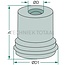 Behälterstopfen Ø 6,5 mm, Ø 17 mm, h 18 mm, DOT4