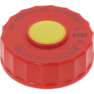 Tank screw connection Only for mineral oil, colour: green