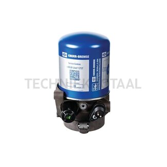 Knorr Bremse Luchtdroger met geluiddemper M22 x 1,5, 24 V