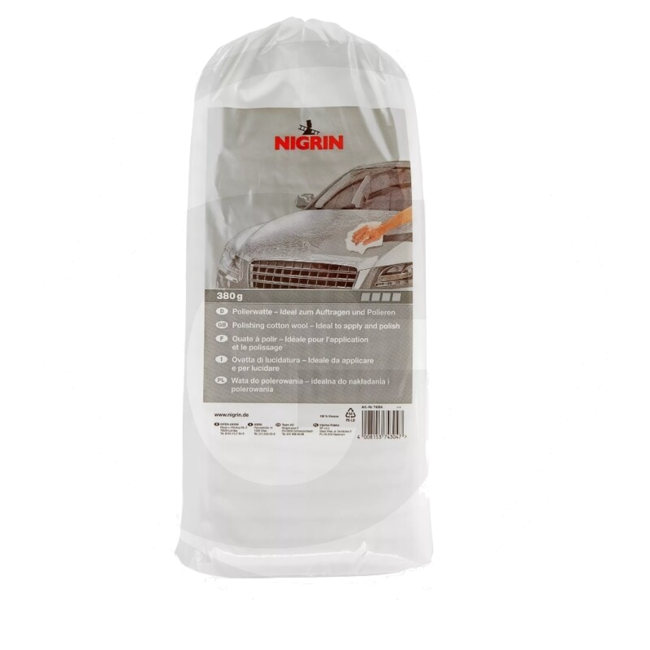 NIGRIN Polijstwatten 380 g in plastic zak