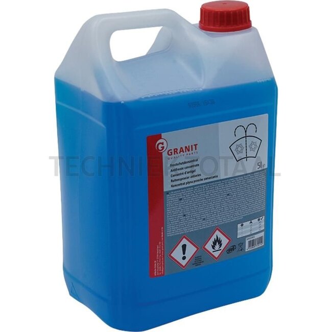 GRANIT Antivriesconcentraat voor het ruitensproeiersysteem - 5 liter