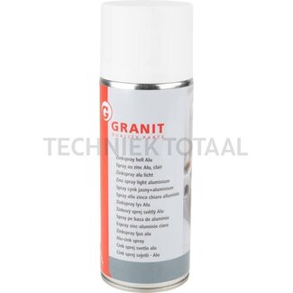 GRANIT Zinkspray helder aluminium 400 ml