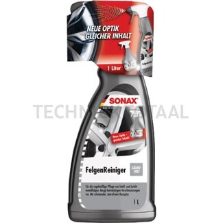 SONAX Velgenreiniger zuurvrij, fles met sproeipistool - 1 liter
