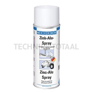 WEICON Zink-Alu-Spray RAL 9006 - 400 ml Spraydose
