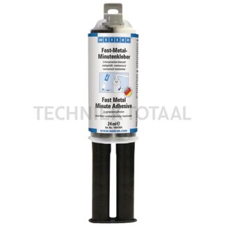 WEICON Fast-metal minutenlijm epoxyhars staalgevuld, grijs - 24 ml