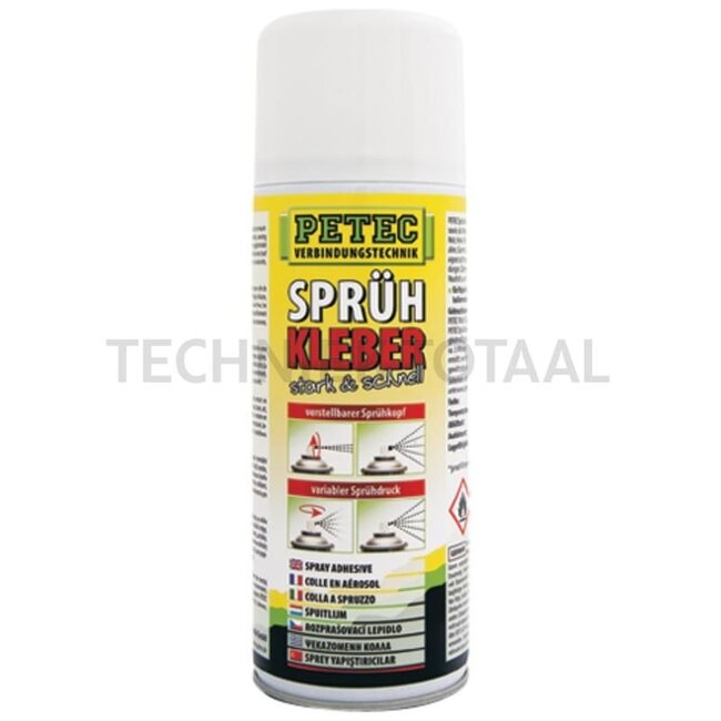 PETEC Spuitlijm - 400 ml spuitbus