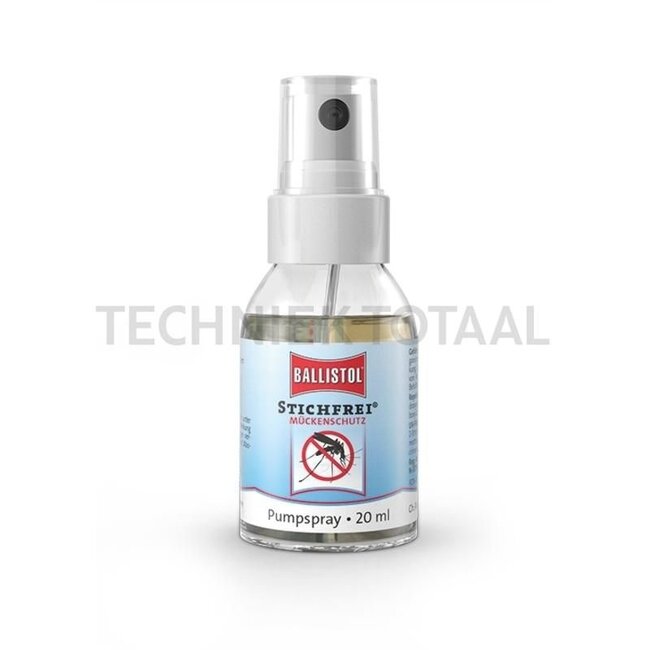 Ballistol Anti prik pompspray - 10 ml - 5002679 | Inhoud: 10 ml | Beschermt u tot 8 uur lang tegen muggen, teken en grasmijten