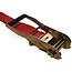 GRANIT Lashing strap 2-piece 15 m, 50 mm, with ratchet and claw hooks