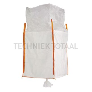 Big Bag met uitloop aan de bodem 900 x 900 x 1150 mm, 1000 kg