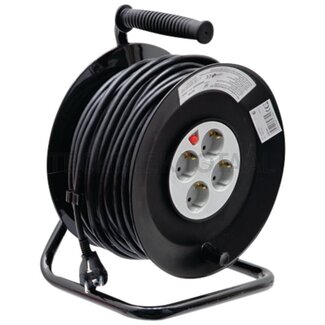 Kabeltrommel 50 Meter, 230 V / 16 A, H05VV-F3G1,5, IP20