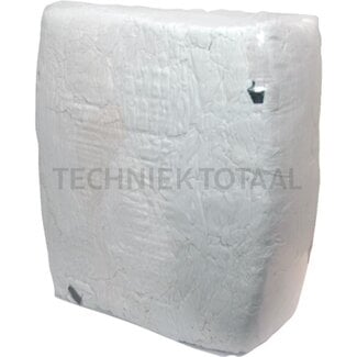 Tricot poetsdoeken wit - 10 kg