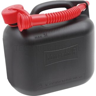 HÜNERSDORFF Kraftstoff-Kanister schwarz 265 x 147 x 247 mm - 5 Liter