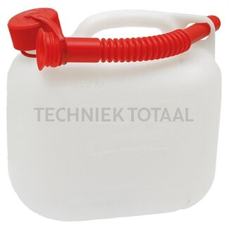 HÜNERSDORFF Kraftstoff-Kanister weiß 265 x 147 x 247 mm - 5 Liter