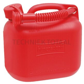 HÜNERSDORFF Kraftstoff-Kanister rot 265 x 147 x 247 mm - 5 Liter