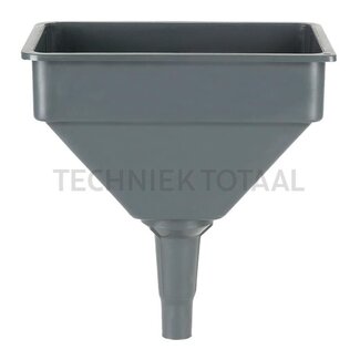 Trichter mit Sieb 280 x 190 mm, 4 Liter, Polyethylen grau