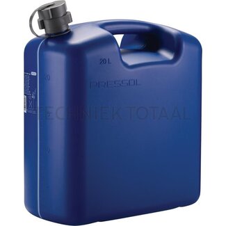 Jerrycan ureum polyethyleen blauw 381 x 201 x 433 mm - 20 liter