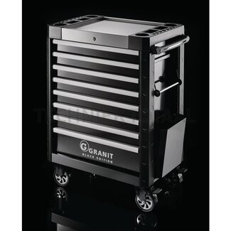 GRANIT BLACK EDITION Workshop trolleys Dynamic filled, 196-piece assortment