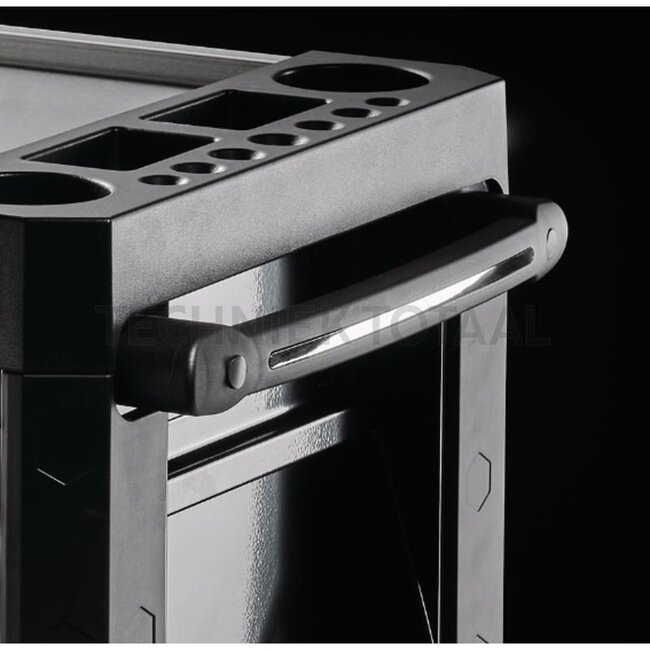 GRANIT BLACK EDITION Workshop trolleys Dynamic 722 x 482 x 1010 mm, without tools