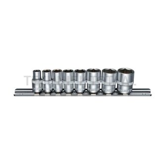 GRANIT BLACK EDITION Socket set 1/4" 8 pcs.