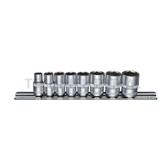GRANIT BLACK EDITION Socket set 1/4" 8 pcs. - 73010129