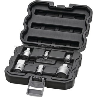 GRANIT BLACK EDITION Adaptersatz Verlängerungsstückeadapter 1/4", 3/8" und 1/2" - 6 Stück