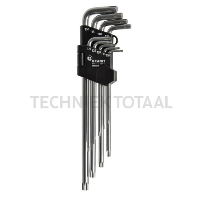 GRANIT BLACK EDITION TX key set 9 pcs. - 73016530