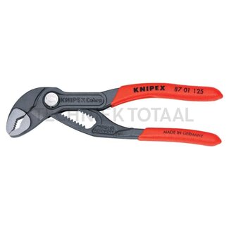 KNIPEX Hightech-waterpomptang 125 mm, buizen 1 inch, sleutelmaat 27 mm