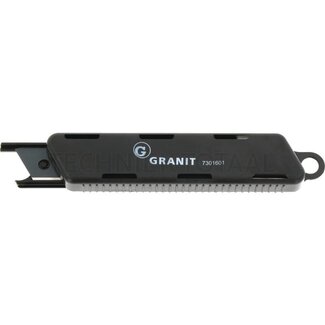 GRANIT BLACK EDITION Ersatzmesser Cutter-Messer 18 mm, schwarz - 10 Stück