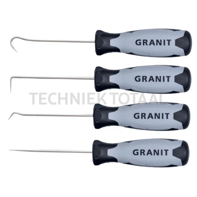 GRANIT BLACK EDITION Hakenset 4 delig