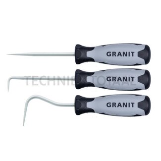 GRANIT BLACK EDITION Haakgereedschapset groß 183 - 208 mm - 3 teilig