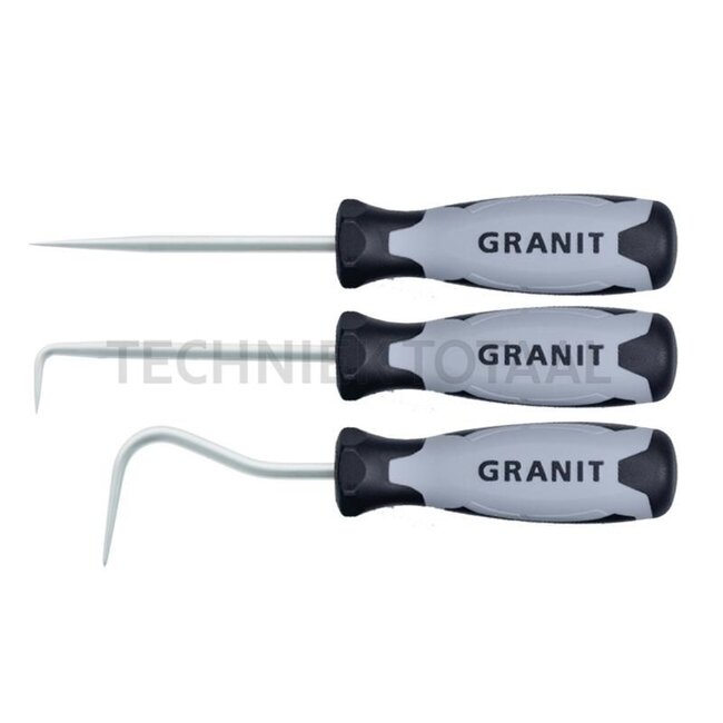 GRANIT BLACK EDITION Large hook tool set, 3 pcs. - 73014960