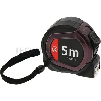 GRANIT BLACK EDITION Rollmaß 5 Meter, Magnet und Gurtformclip