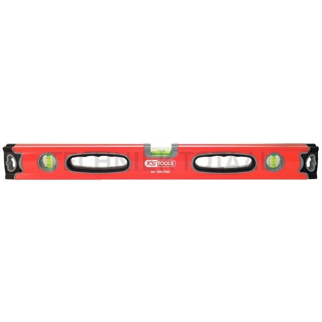KS Tools Aluminium profile spirit level with levelling tube 1000 mm