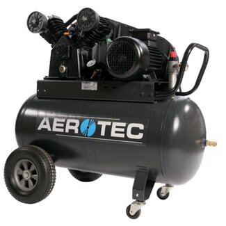 AEROTEC Kolbenkompressor 90 Liter, 10 bar, 975 x 380 x 790 mm, 450 l/min