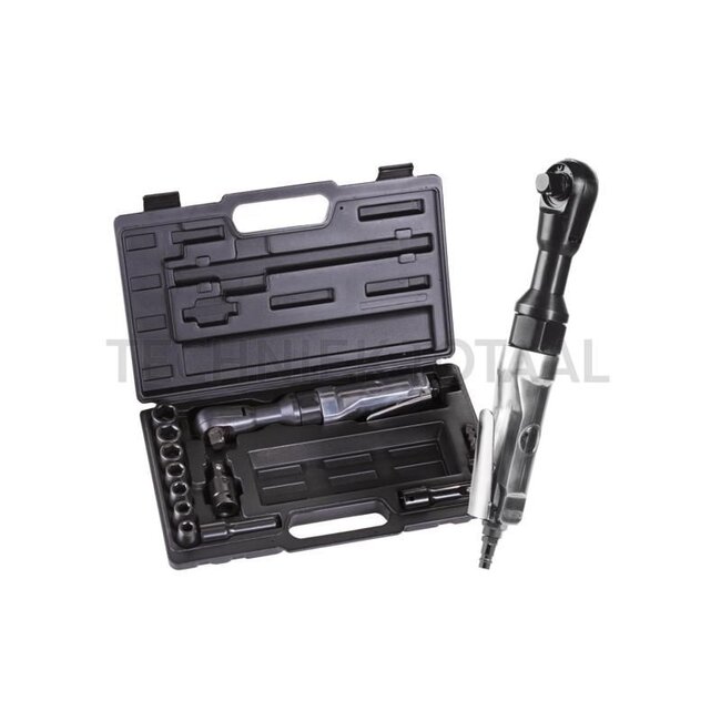 AEROTEC Winklige Luftratsche-Satz 1/2 Zoll, 6,3 bar, 9 - 19 mm