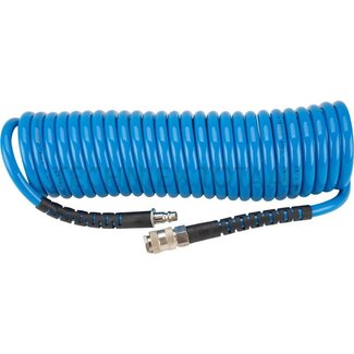 AEROTEC Wendel-Schlauchansatz 8 bar, 7,5 m, Innen-Ø 8 mm mit Kupplung