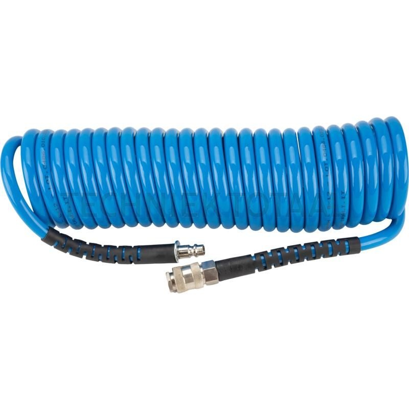 AEROTEC Spiraal-verlengslang 8 bar, 10 m, binnen-Ø 8 mm met koppeling