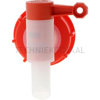 GRANIT Outlet tap for 20 l lubricant canisters, thread Ø 50,2 / 54,8 mm