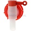 GRANIT Outlet tap for 20 l lubricant canisters, thread Ø 50,2 / 54,8 mm