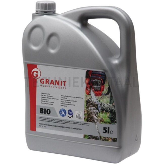 GRANIT Kettingzaagolie BIO - 5 liter