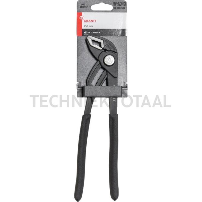 GRANIT BLACK EDITION Water pump pliers with quick adjustment 250 mm - 1158000