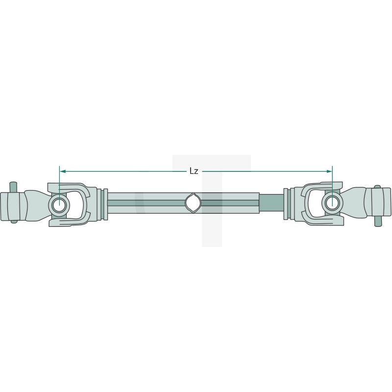 Weasler Aftakas 560 mm, grootte F23, AW21, AW21S, 36/56 pk, foto 2 van 2