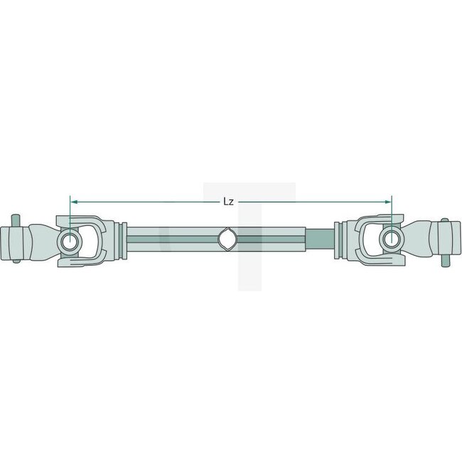 Weasler Zapfwelle 1010 mm, Größe F24, AW35, AW35S, 52/80 pk