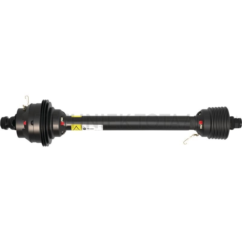 Weasler Aftakas éénzijdig groothoek 1210 mm, grootte F248°, AW35-80°, 52/80 pk